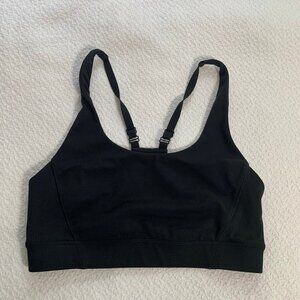 5/$25 All in Motion black strappy pullover medium impact‎ sports bra - medium